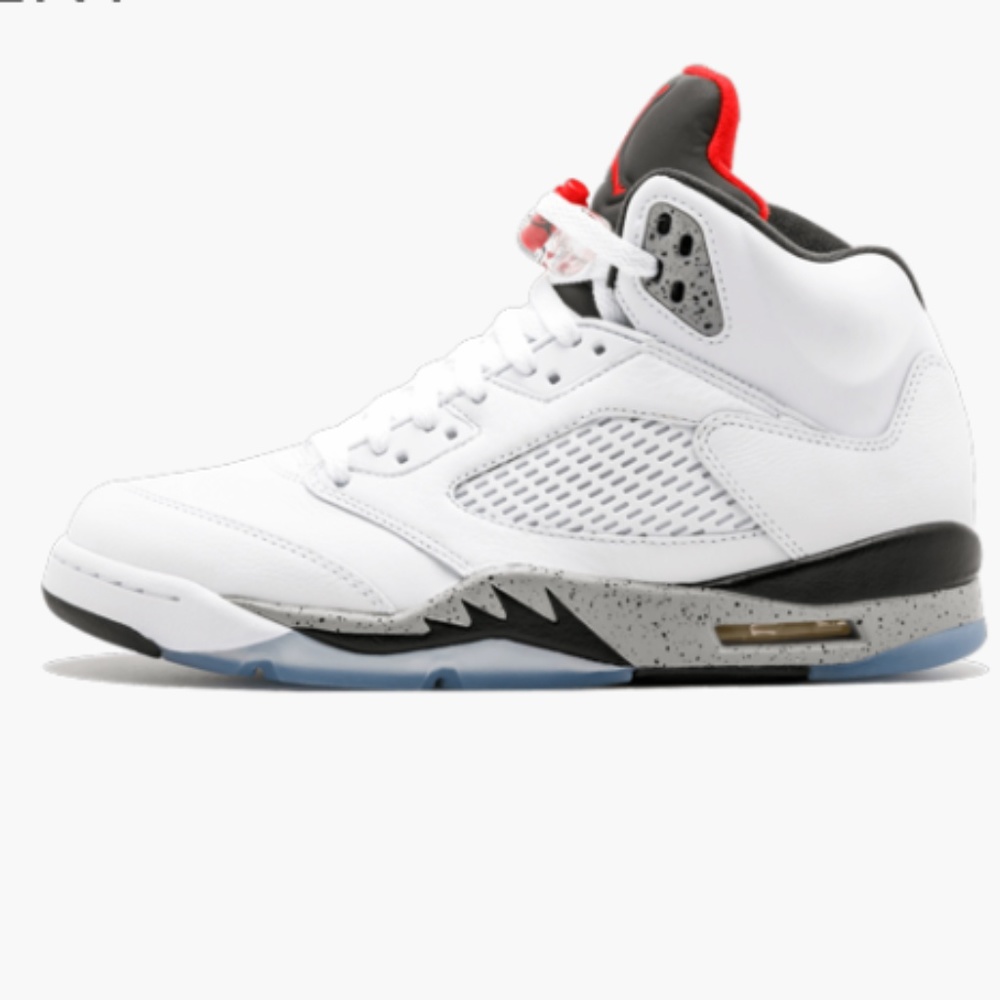 #1044 Boys Nike Jordan 5 Retro "Cement" Sneaker